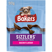 BAKERS® Sizzlers Bacon Dog Treats