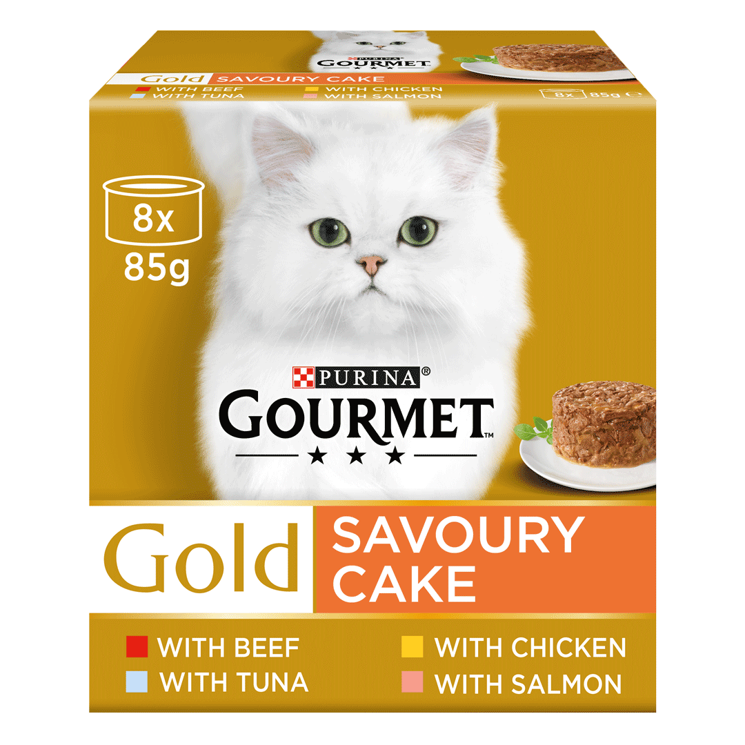 GOURMET® Gold Savoury Cake Meat and Fish Variety Wet Cat Food