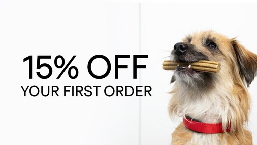 15% off your first order when you shop with us!