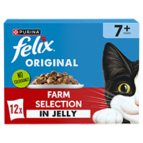 FELIX® Original Senior Farm Selection in Jelly Wet Cat Food