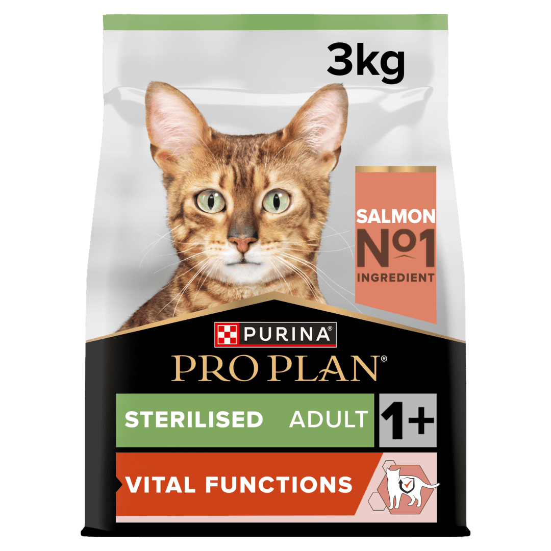 PRO PLAN® Vital Functions Sterilised Salmon Dry Cat Food