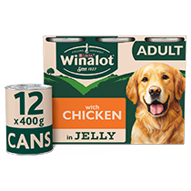 WINALOT® Chicken in Jelly Wet Dog Food Cans