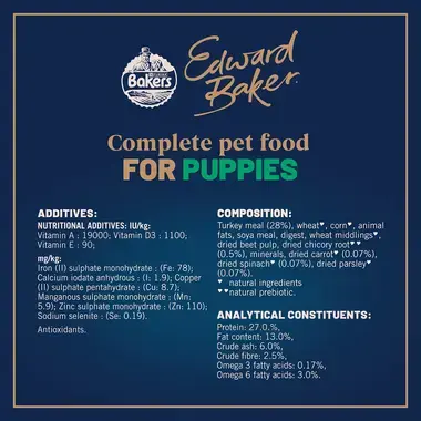 Edward Baker complete food for puppies