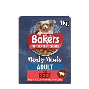 BAKERS® Meaty Meals with Beef Dry Dog Food