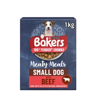 BAKERS® Meaty Meals Small Dog Beef Dry Dog Food
