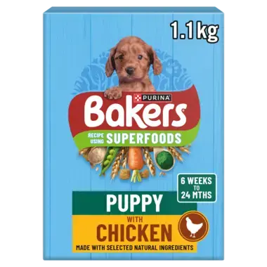 BAKERS® Puppy Chicken with Vegetables Dry Dog Food