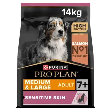 PRO PLAN® Medium and Large Adult 7+ Sensitive Skin Salmon Dry Dog Food