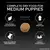 Complete dry food for medium puppies