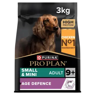 PRO PLAN® Small and Mini Adult 9+ Senior Age Defence Chicken Dry Dog Food